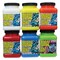 Chroma Acrylic Mural Paints - Set of 6, Retro Replay Colors, 16 oz jar